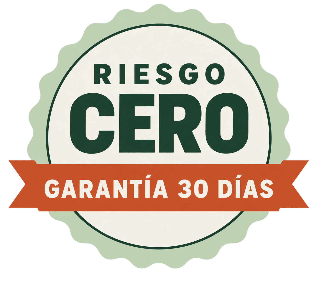Riesgo Cero. Garantía 30 días